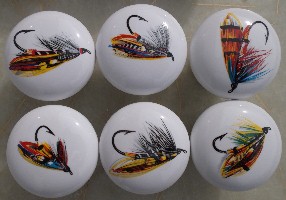 Cabinet knobs Fly Fishing