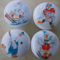 Cabinet knobs sports ducks