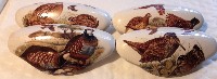 CERAMIC CABINET pulls game BIRDS  grouse pheasant duck