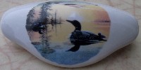 Ceramic Drawer pull Loon 3