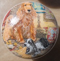 cabinet knob cocker spaniel