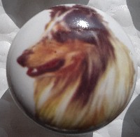 cabinet knob rough collie