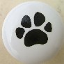 Cabinet knob dog paws