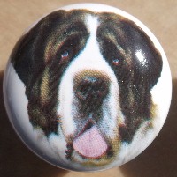 ceramic cabinet knob St Bernard