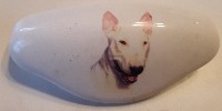 Drawer Pull White Bull Terrier