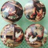 CERAMIC CABINET KNOB  rooster HEN chicken