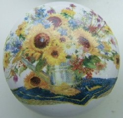 Cabinet Knob sunflower