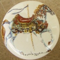 Cabinet knobs Carousel Horse