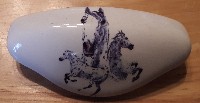 CERAMIC CABINET KNOBS KNOB DRAWER PULL HORSE  LEOPARD APPALOOSA