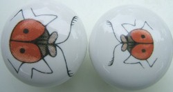 Cabinet Knob lady bug