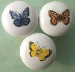 Cabinet Knob Butterflys butterflies