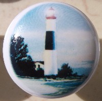 Cabinet Knob Lighthouse big sable michigan