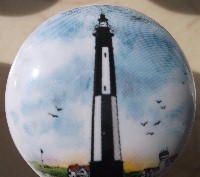 Lighthouse Cabinet Knob Cape Henry VA