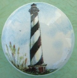 Lighthouse Cabinet Knob Cape Hatteras NC