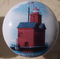 Lighthouse Cabinet Knob Holland Harbor michigan