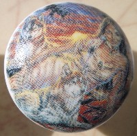 Cabinet knob Maiden W/ Wolves