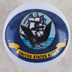 Cabinet knob US Navy