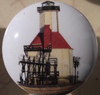 Lighthouse Cabinet Knob North Pier MI