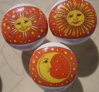 Cabinet knobs Sun &amp; Moon