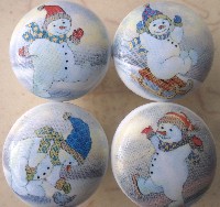 Cabinet pulls Knobs 4 Snowmen