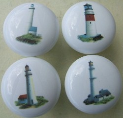 Cabinet Knob 4 Lighthouses