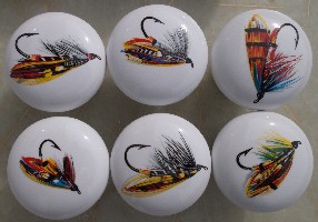 Cabinet knobs Fishing Flies