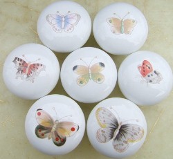 Cabinet Knob Butterflys butterflies