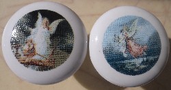 Cabinet knob 2 Gaurdian Angels