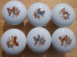 Cabinet Knob Butterflys butterflies