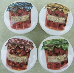 cabinet knobs fruit preserves jellies jams