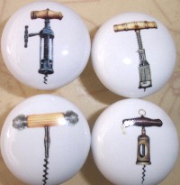 Cabinet Knob 4 Corkscrews