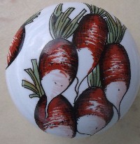 Cabinet knobs radishes