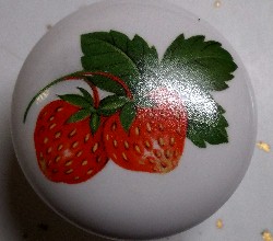 Cabinet Knob Strawberry