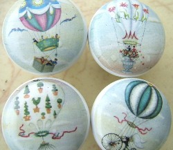 Cabinet Knobs Hot Air Balloons