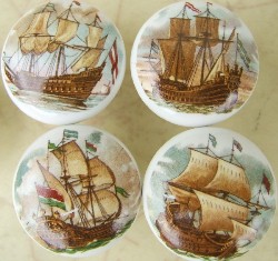Cabinet Knobs Old World Ships