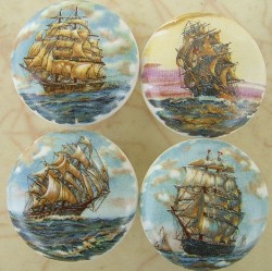 Cabinet Knobs Old World Ships pulls