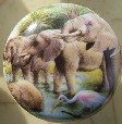 CERAMIC CABINET KNOB KNOBS  WILDLIFE ELEPHANT 